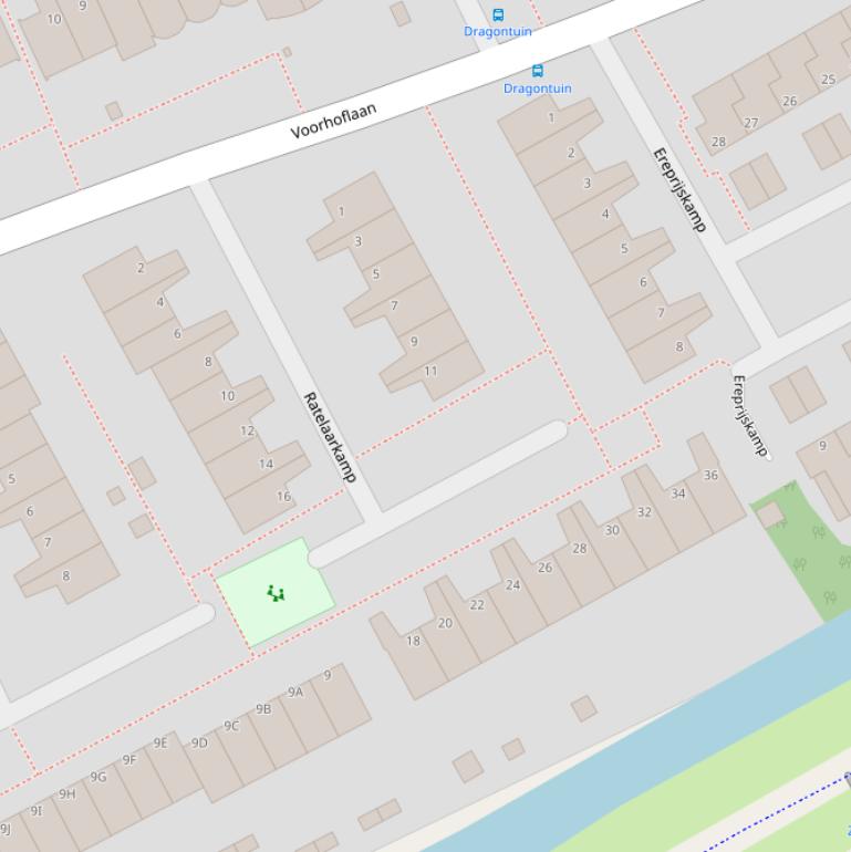 Kaart van  Ratelaarkamp.