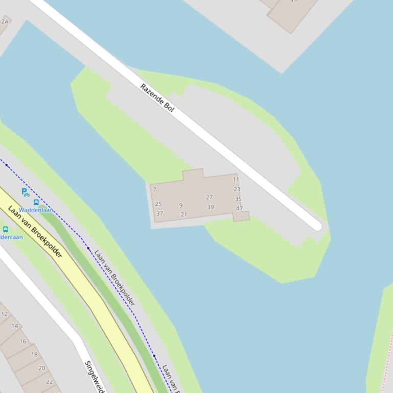 Kaart van  Razende Bol.