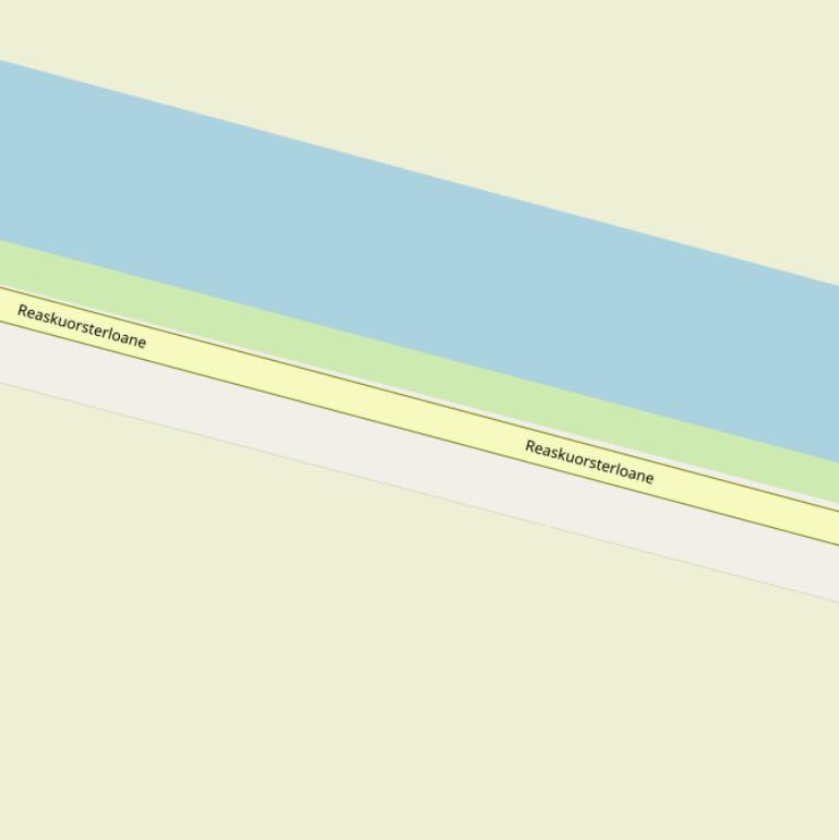 Kaart van  Reaskuorsterloane.