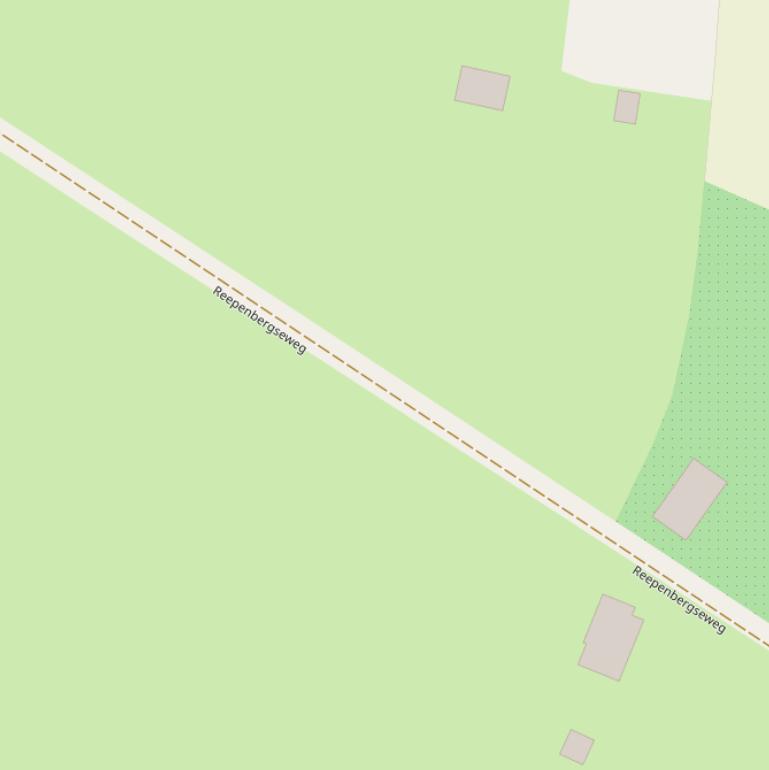 Kaart van de Reepenbergseweg.