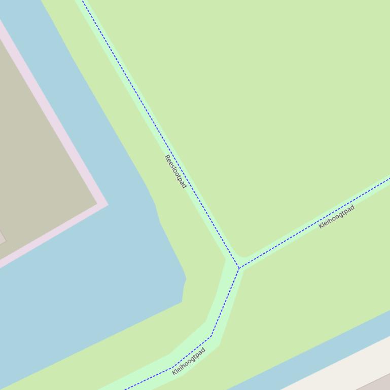 Kaart van het Reeslootpad.