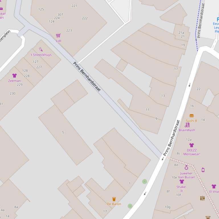 Kaart van  Remerypassage.