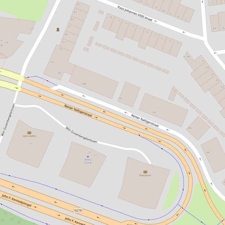 Kaart van de Renier Nafzgerstraat.