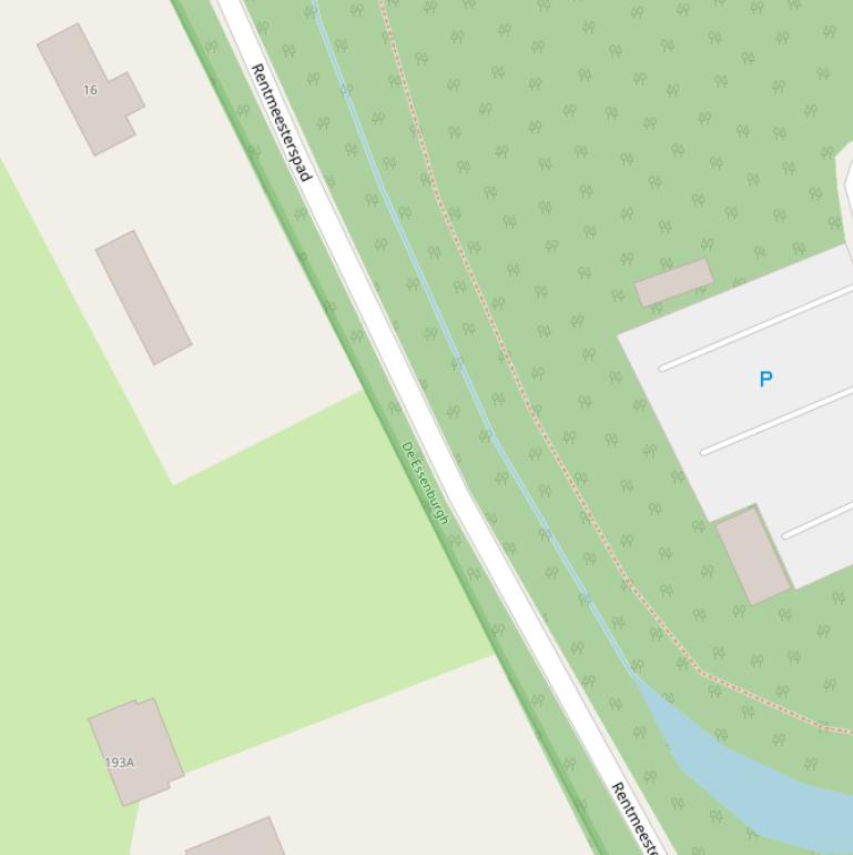 Kaart van het Rentmeesterspad.