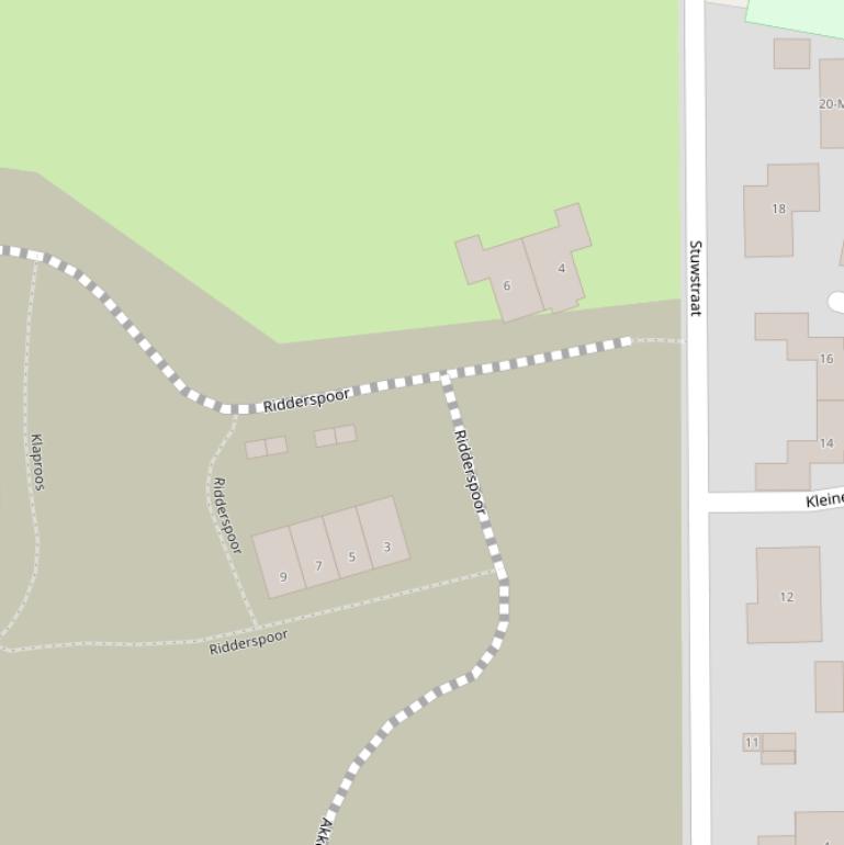 Kaart van  Ridderspoor.