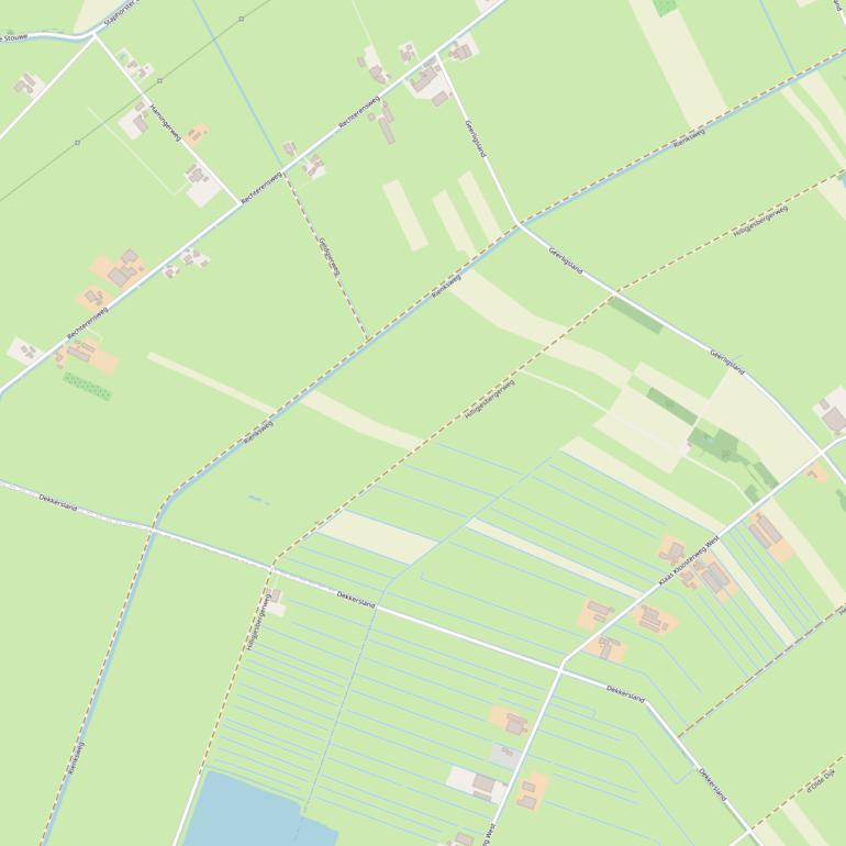 Kaart van de Rienksweg.