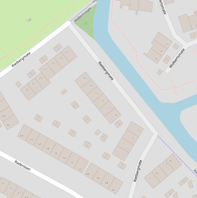 Kaart van  Rietbergmate.