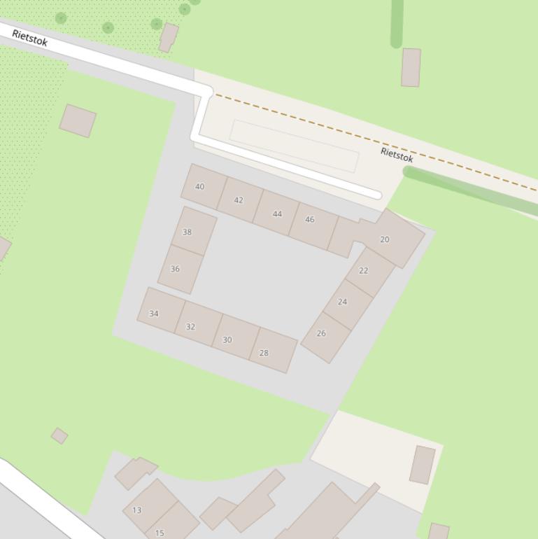 Kaart van  Rietstok.