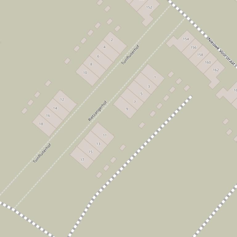 Kaart van de Rietzangerhof.