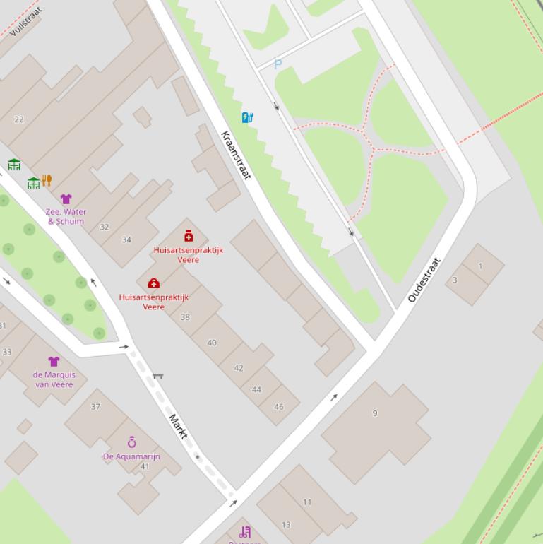 Kaart van de Rijkendijk.