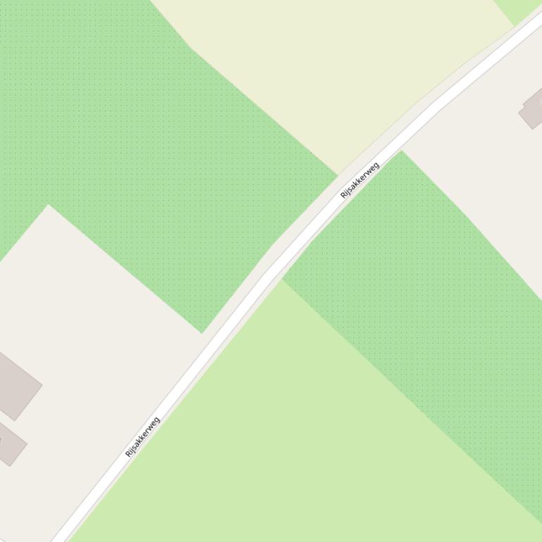 Kaart van de Rijsakkerweg.