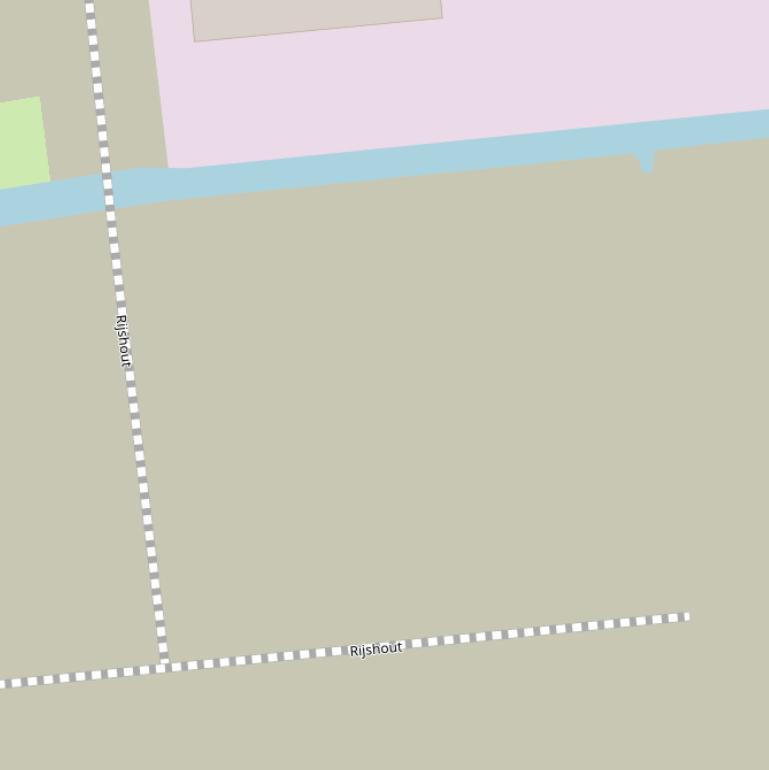 Kaart van  Rijshout.