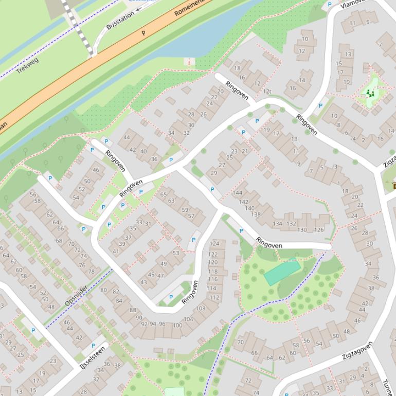 Kaart van  Ringoven.