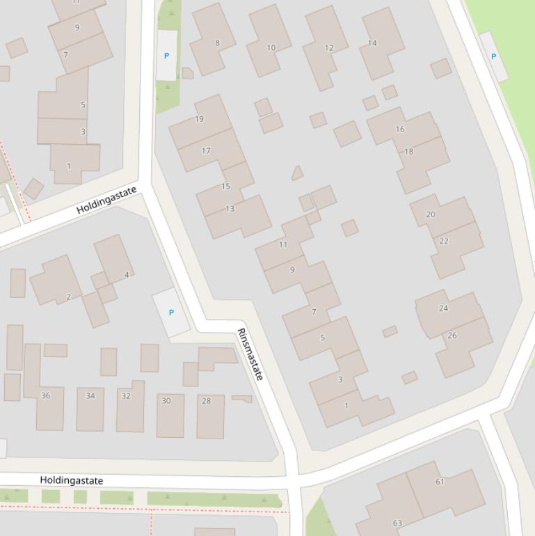 Kaart van  Rinsmastate.