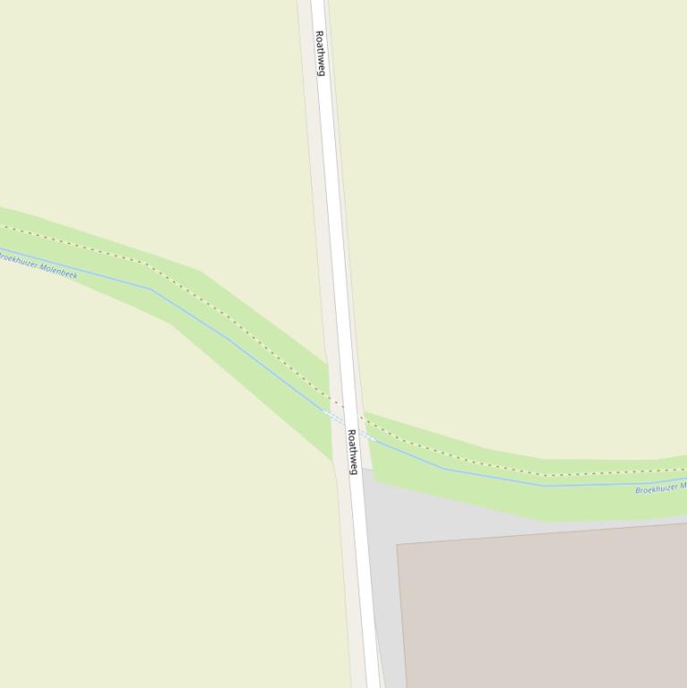 Kaart van de Roathweg.