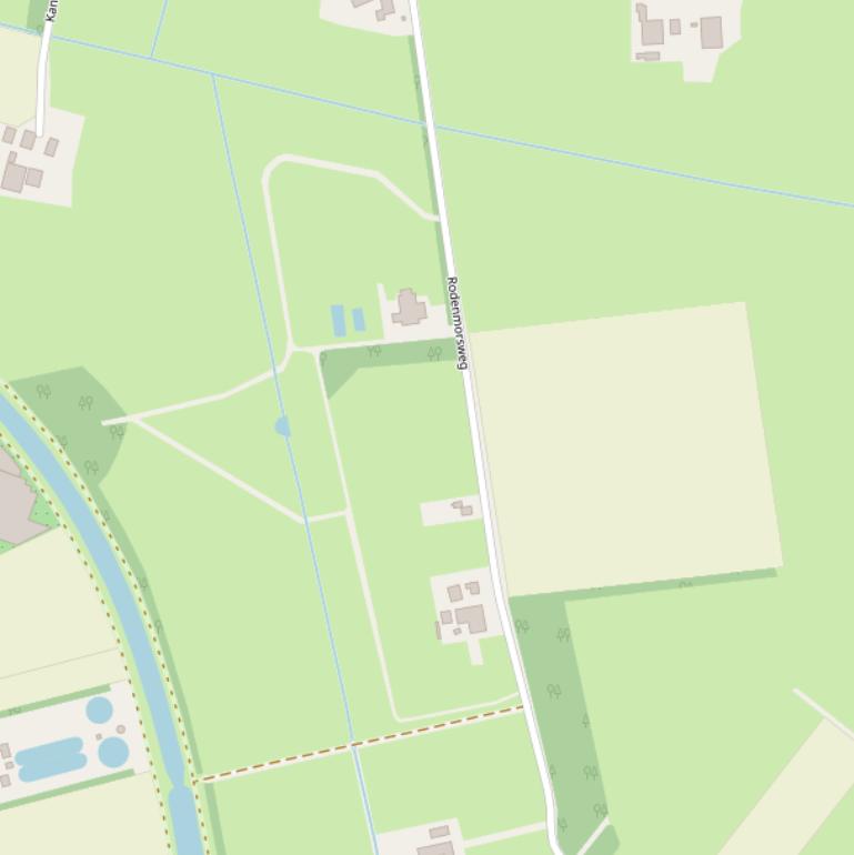 Kaart van de Rodenmorsweg.