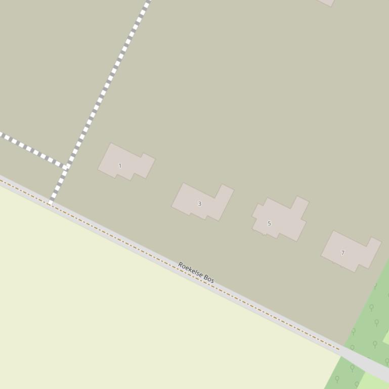 Kaart van  Roekelse Bos.