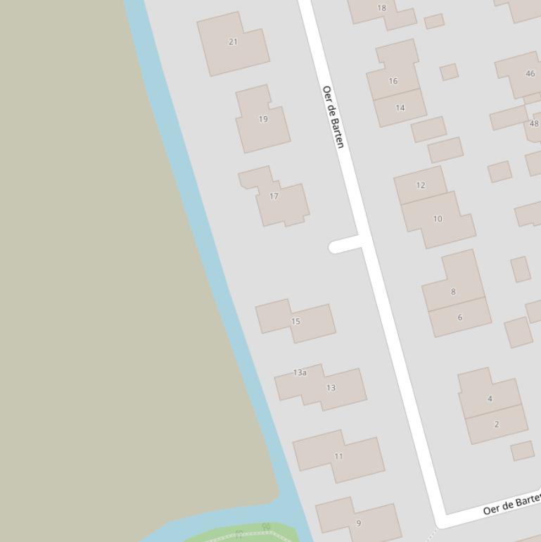 Kaart van  Roekepaad.