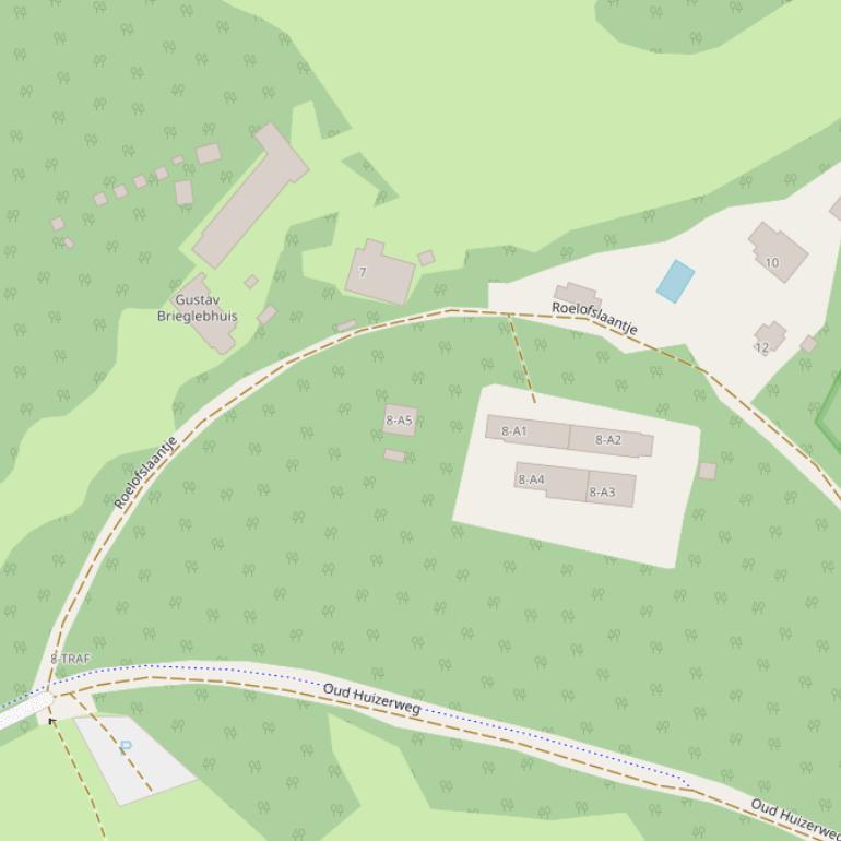 Kaart van het Roelofslaantje.