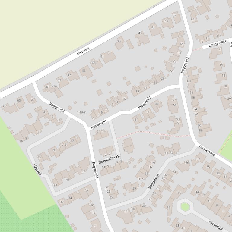 Kaart van het Roggeveld.