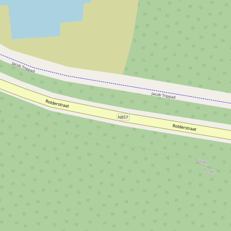 Kaart van de Rolderstraat.