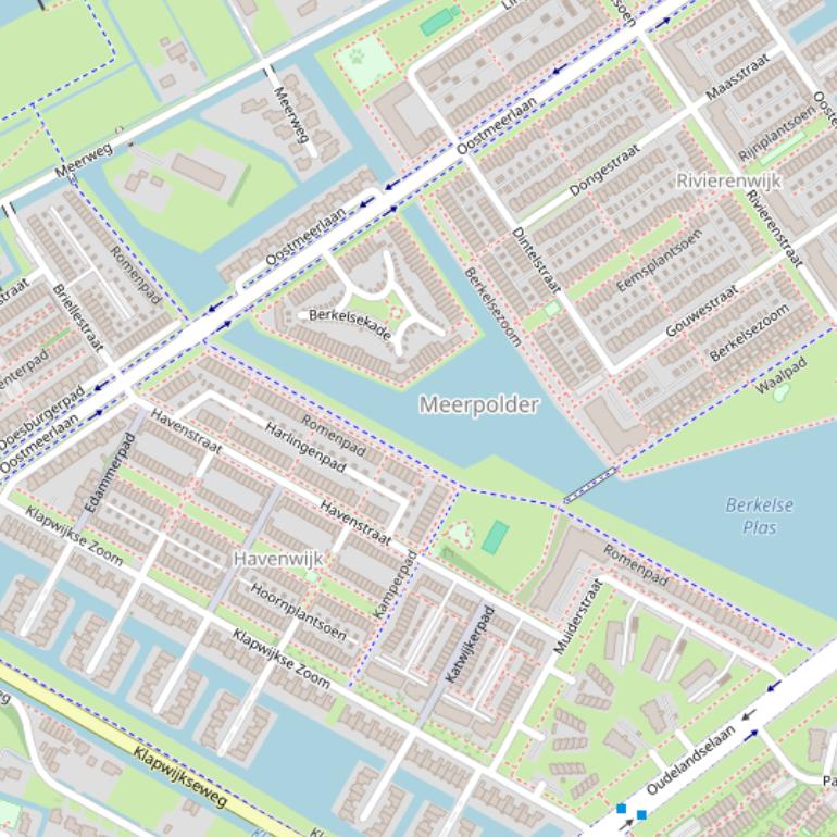 Kaart van het Romenpad.