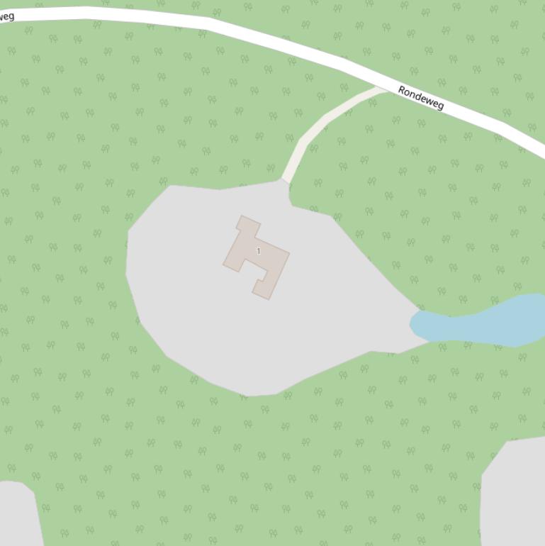 Kaart van de Rondeweg.