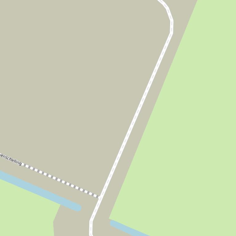 Kaart van  Roosschelling.