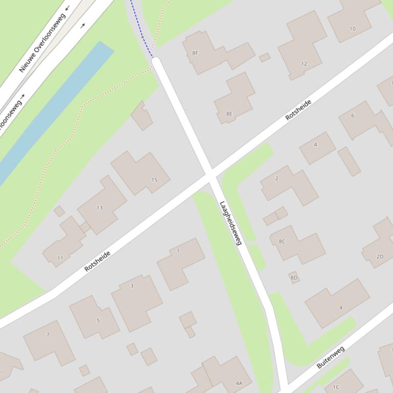 Kaart van  Rotsheide.