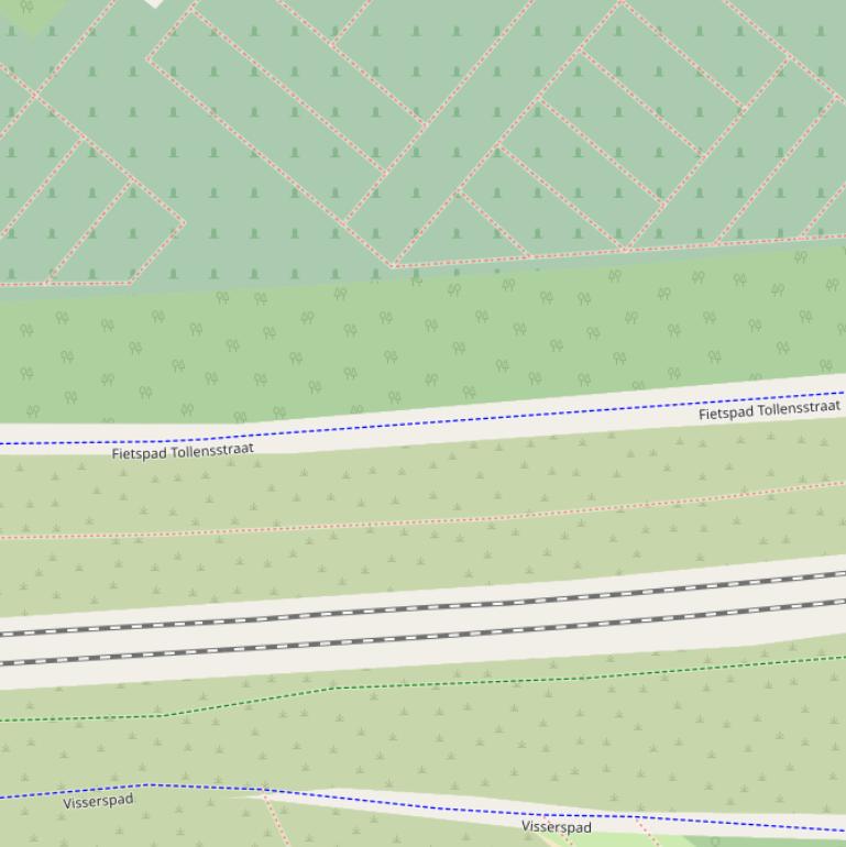 Kaart van het Roy Schuitenpad.