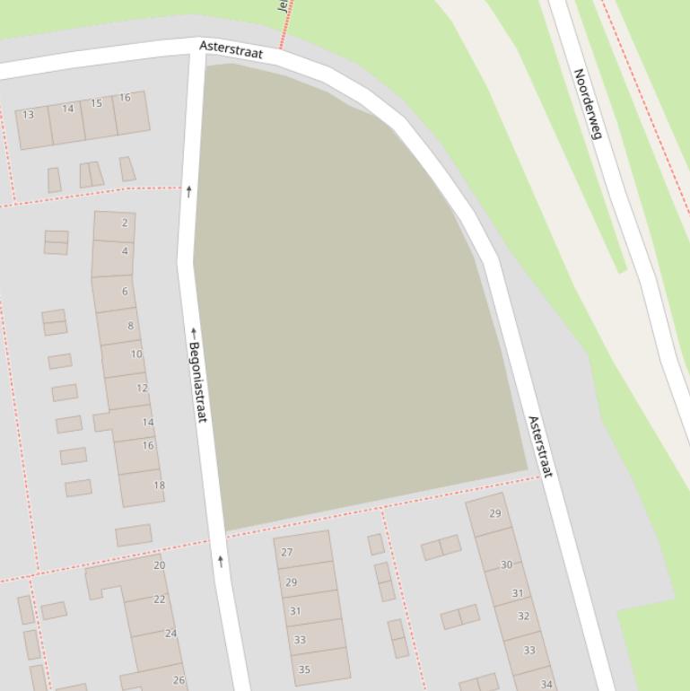 Kaart van de Rozenhof.