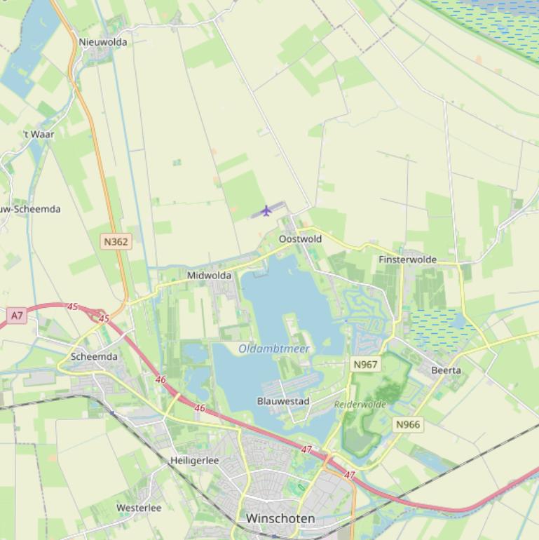 Kaart van de Rozenstraat.