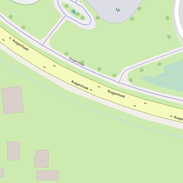 Kaart van  Ruigenhoek.