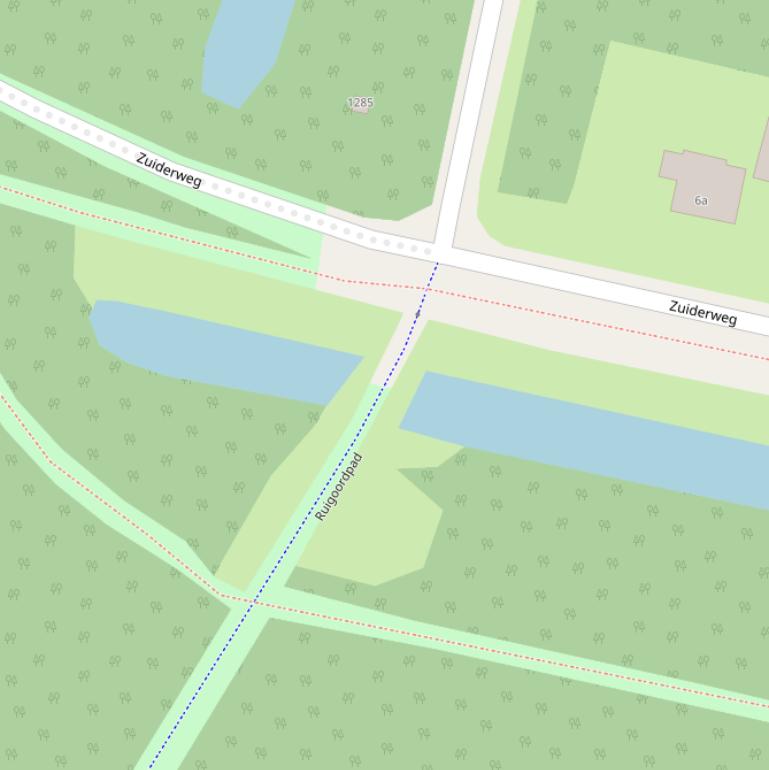 Kaart van het Ruigoordpad.