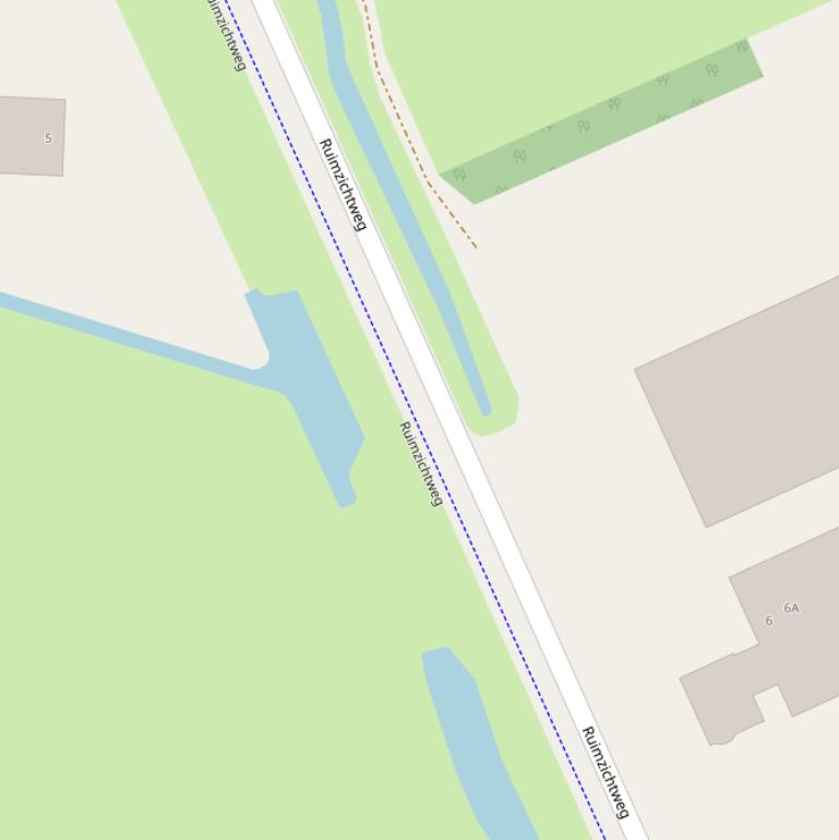 Kaart van de Ruimzichtweg.