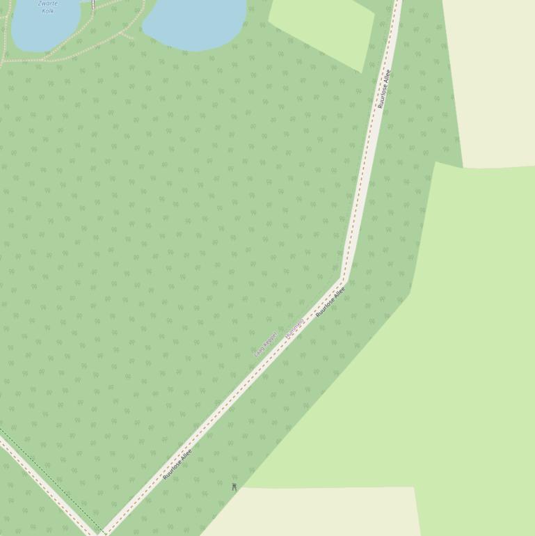 Kaart van  Ruurlose Allee.