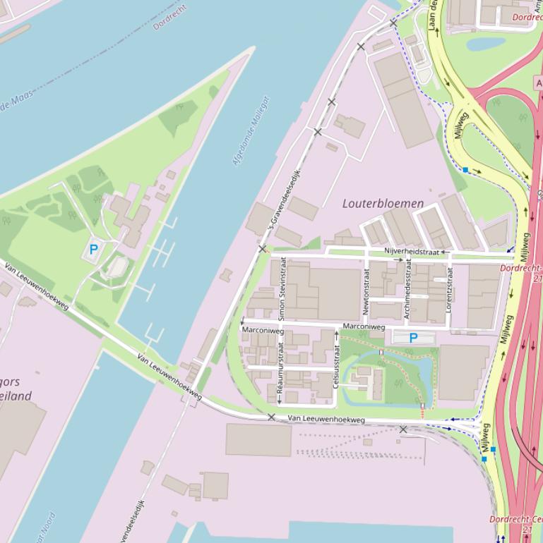 Kaart van de ’s-Gravendeelsedijk.