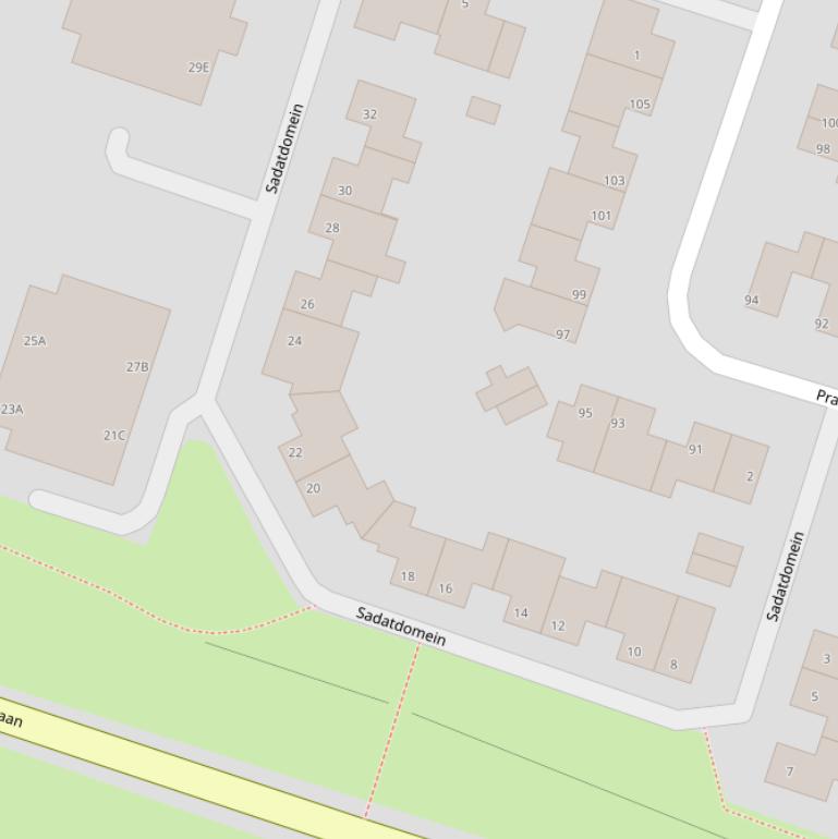 Kaart van  Sadatdomein.