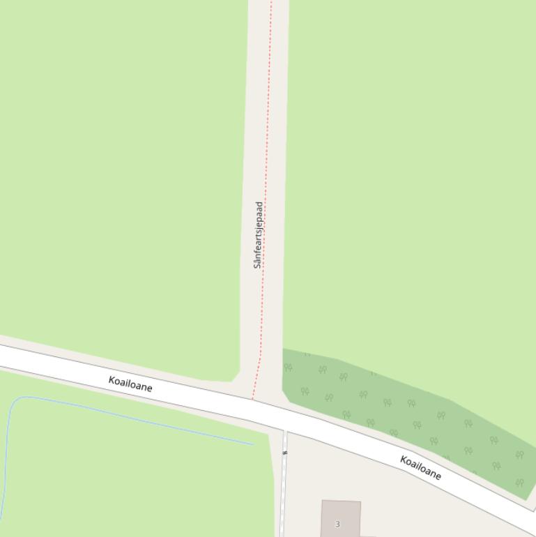 Kaart van  Sânfeartsjepaad.