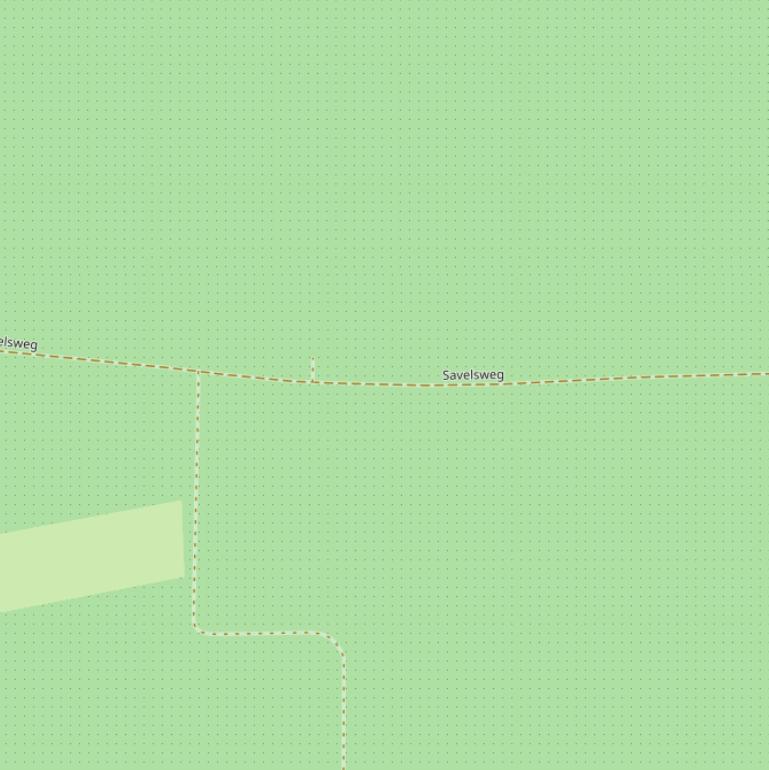 Kaart van de Savelsweg.