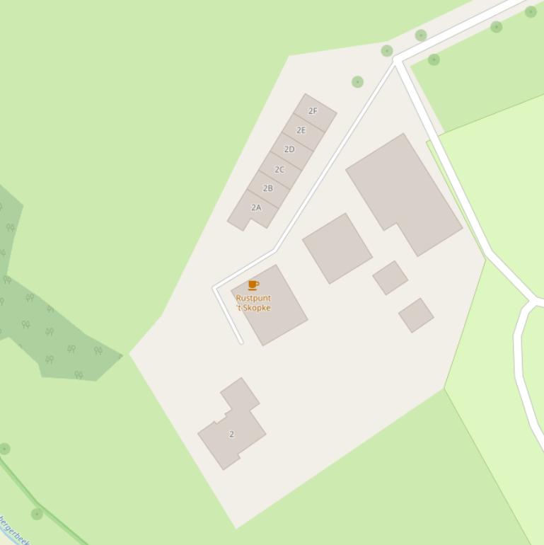 Kaart van de Schaapskooiweg.