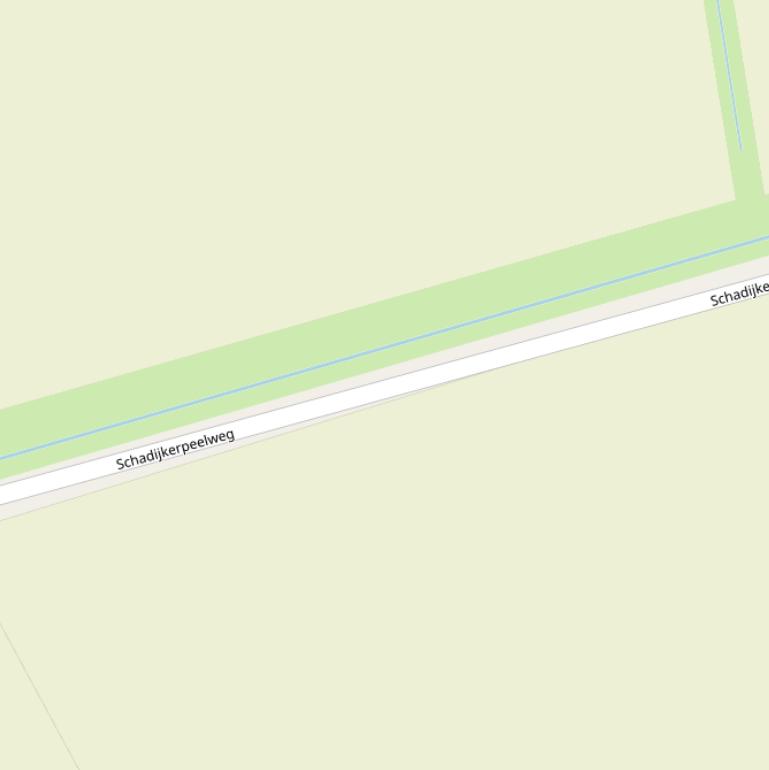 Kaart van de Schadijkerpeelweg.