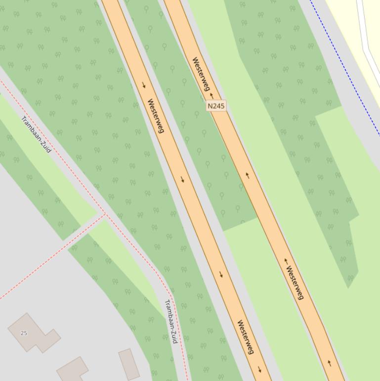 Kaart van de Schagerweg.