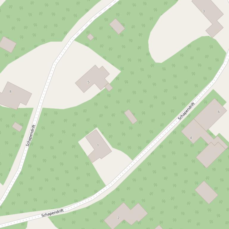 Kaart van  Schapendrift.