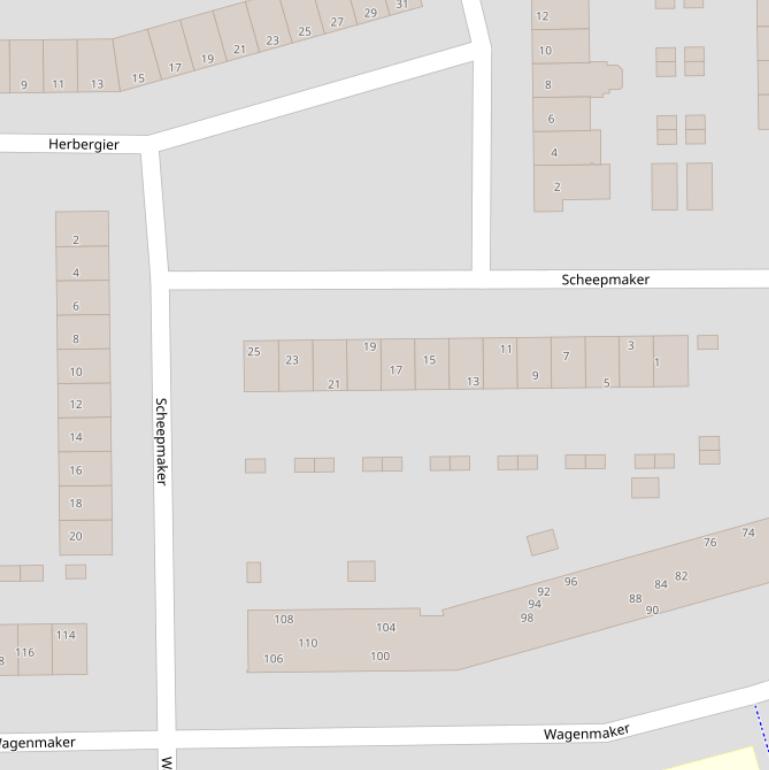 Kaart van  Scheepmaker.