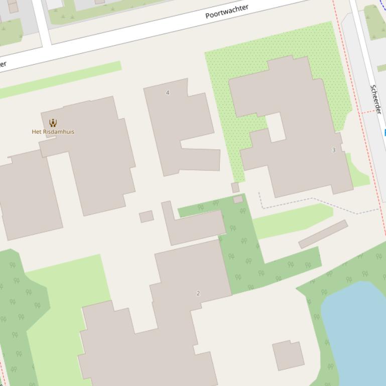 Kaart van  Scheerder.