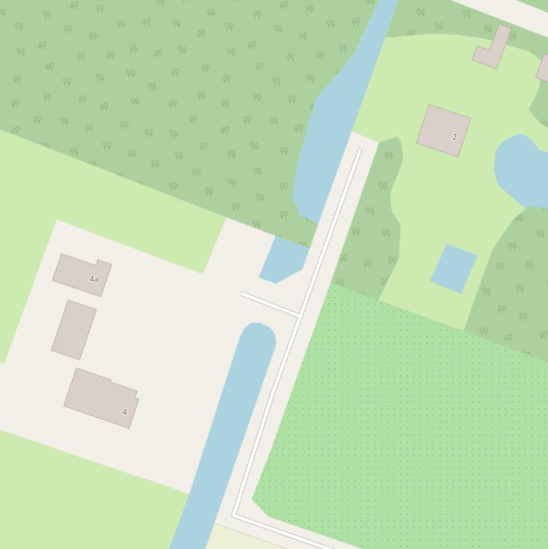 Kaart van de Scheerseveldweg.