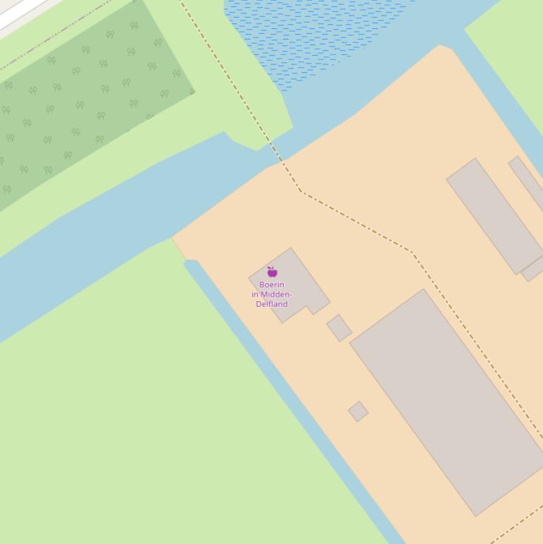 Kaart van de Scheeweg.