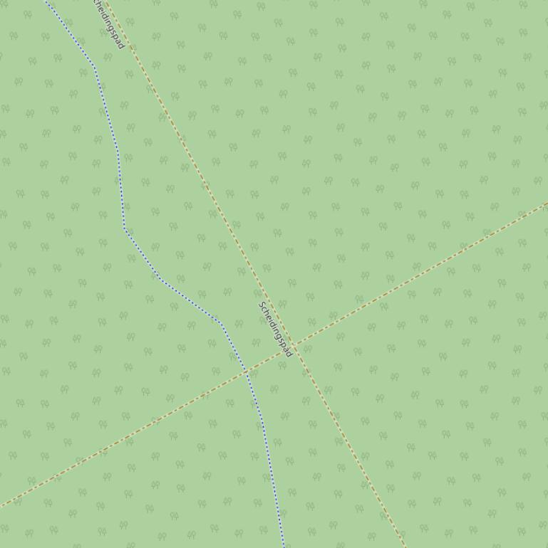 Kaart van het Scheidingspad.