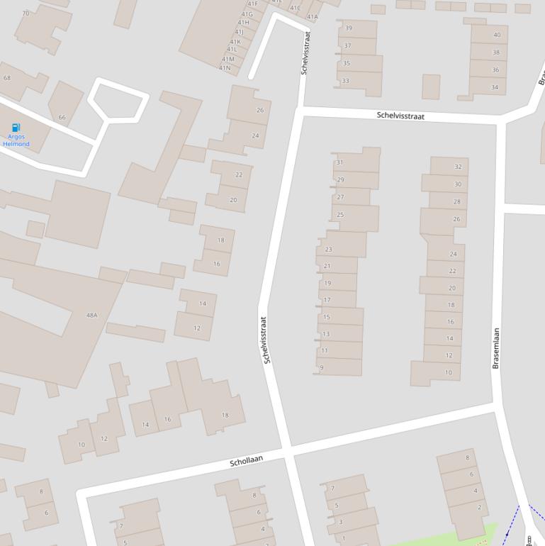 Kaart van de Schelvisstraat.